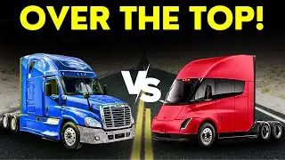 FINALLY HERE: Tesla Semi Truck NEW Features Compared to Freightliner Cascadia