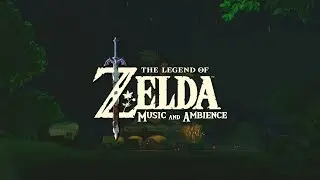 Dreamy Zelda Ambience...  relaxing video game music mix (with Rain sounds)