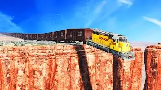 Trains with NO Brakes Disasters ✅ BEAMNG DRIVE