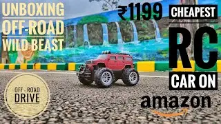 Cheapest RC Car On Amazon || OFF-ROAD Wild Beast || Unboxing & Powerful drive 🚗