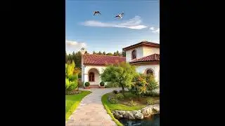 Relaxing and cozy Mediterranean house model 05  #dreamyhouse #hqhouseplan #relaxhouse #relaxinghouse