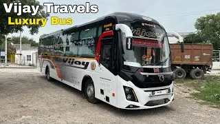 Vijay Tours and Travels BharatBenz AC Sleeper New Luxury Bus (Vijay Travels Luxury Bus Interior)