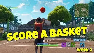 Score A Basket On Five Different Basketball Hoops Challenge - Fortnite Season 5
