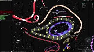 Slither.io Chill 57k score at 6 am (zoom)