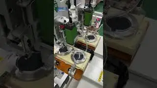 4-Axis Dual-Platform Automatic Screw Locking Machine#screw #machine #robotics