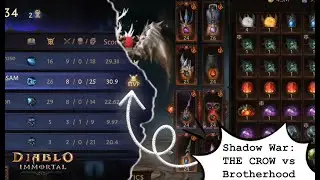 First-Time MVP in Shadow War: THE CROW vs Brotherhood | Diablo Immortal