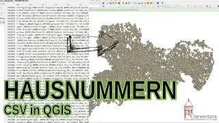 Hausnummernliste von CSV in QGIS einladen