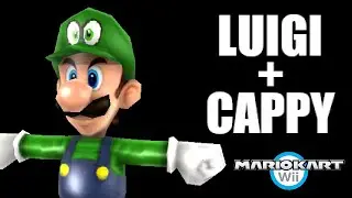 Luigi with Cappy (MKWii Texture)