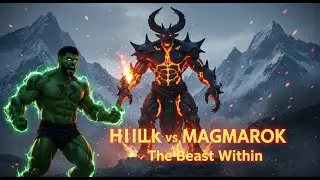 HULK vs MAGMAROK: The Beast Within | Cinematic 3D Animation (AI Short Film)