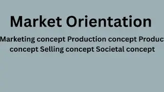 Marketing Orientation Explained | Production, Product, Selling, Marketing & Societal