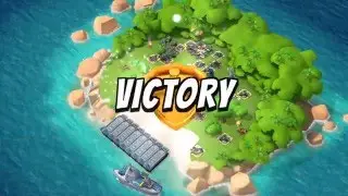 Boom Beach Terror 4 attack with Tank and Medic (TMEDs)