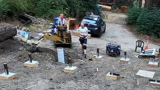 Building the Platform 3: Cutting the Posts to Size