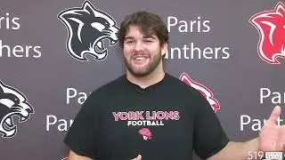 Paris offensive lineman Nolan Ayres signs with York in OUA football