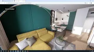 Immersive Metaverse Apartment Tour in Spatial.io