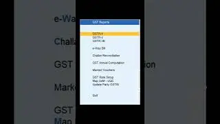 How to display GST 💰💴😍report in tally prime #shorts #youtubeshorts  #tallyprime