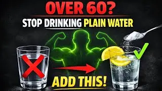 Over 60? STOP Drinking Plain Water Add THIS to REVERSE Aging & STOP Muscle Loss | Healthy Aging Tips