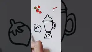 Draw Mixer | Mixer Drawing #shorts #mixer #juicer #youtubeshorts #draweasy