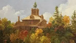 Painting of the Historic Point Adams Lighthouse | 4K Frame TV Art