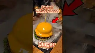 A perfect Melted Overload Cheese Burger! Dont Miss It!😍🔥🍔🧀