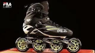 Role Fila FM 100 negru/verde &bull; Skates.ro