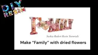 Resin Art for Beginners | DIY Epoxy Mold with Dried Flowers (Easy Step-by-Step Tutorial)