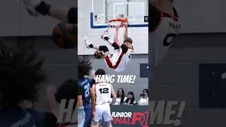 Will Harper with the breakaway dunk for London Elite U16s at the Jnr NBL Final Fours
