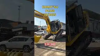 Komatsu PC160 excavator is on sale at a discounted price.#excavator #pc160 #komatsu #komatsu160