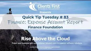 Acumatica Cloud ERP Tip 83: Account Transaction Report