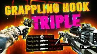 CRAZY GRAPPLING HOOK TRIPLE (BO4 SNIPING)