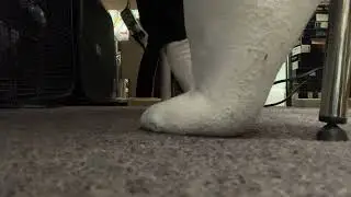 Restless Men’s Feet White Cotton Socks 