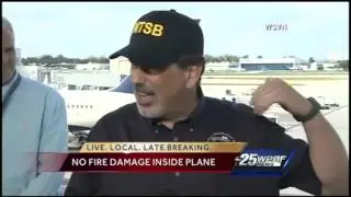 Cause of plane fire could take a year to determine