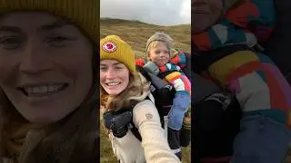 Dressing a toddler for hiking in autumn and winter 🍂☃️ #familyadventure #hiking
