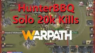 Warpath - Solo 20,000 Kills Enemy Swarm (HunterBBQ Tips & Tricks)