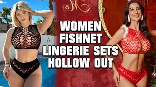 🔥 Sexy Women's Fishnet Lingerie Set | Stripper Outfit for Bold Confidence & Alluring Curves 💋