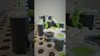 Ramp Slowmo #gravitrax #marble #satisfying #gravitraxtrack #marblerun #mesmerizing #ramp #slowmo