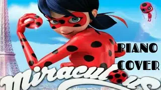 MIRACULOUS LADYBUG -THEME SONG || PIANO TUTORIAL WITH LYRICS ||How to play Miraculous- It's Ladybug