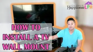 How To Install A TV Wall Mount On Stair Wall | BABY PROOFING Edition | DIY Home Project
