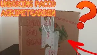 Unboxing pacco AgriPetGarden