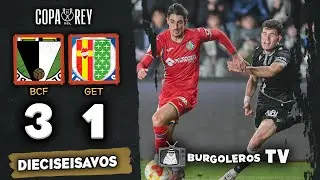 BURGOS CF - GETAFE (3-1) | POST-PARTIDO | DIECISEISAVOS DE FINAL | Diego Arce