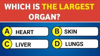 Human Body Quiz: Can You Get 20/25? 🧠 | General Knowledge 2026