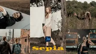 Sepia Preset - Lightroom Mobile Preset | Free DNG | Lightroom Tutorials | Edit Portraits.