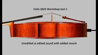 Cello 2025 Workshop test 1 Unedited vs added reverb