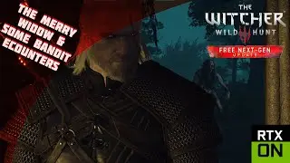 The Merry Widow Contract & Some Bandit Ecounters | Grim Lighting | RT & DLSS ON | The Witcher 3