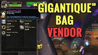 Gigantique Bag (22 slot bag) Vendor Location (WoW TBC)