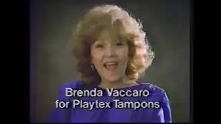 Playtex Tampons - Brenda Vaccaro (1985)