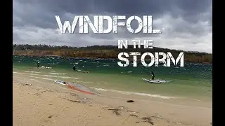 WINDFOIL in the STORM !!!