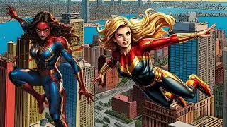 Spiderwoman vs Capitana Marvel #entrarencombate #marvelchampions