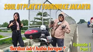 SUAMI ISTRI INI TOURING SANTAI TEMPUH PERJALANAN 1.863 KM DEMI PULKAM PAKE MOTOR MIO SOUL GT 115 CC