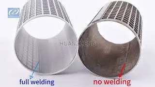 perforated mesh filter from sample