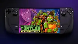 TMNT tactical takedown steam deck handheld gameplay
